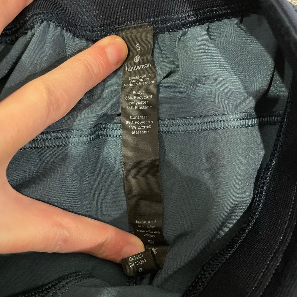 Men’s Lululemon Athletica Dark Blue / Navy Athletic Shorts - Picture 6 of 6